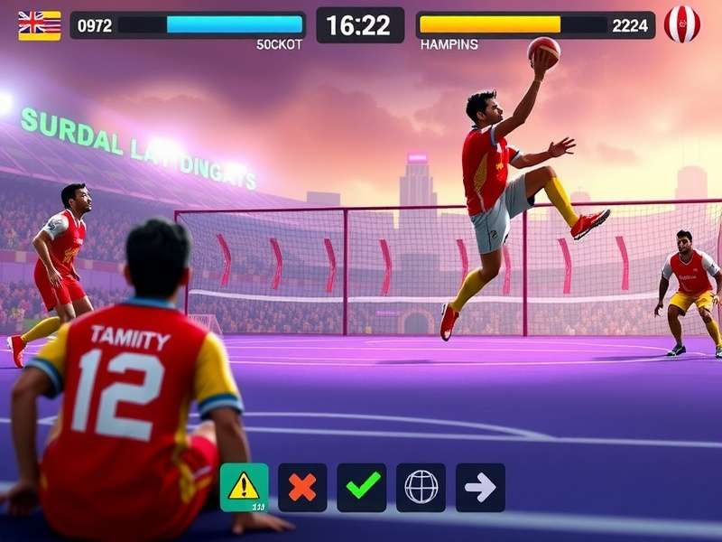 Handball Champion X gameplay screenshot